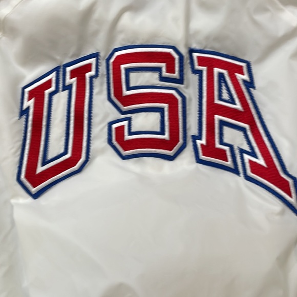 Aristo Jac USA X-Large 1988 Olympic Team Bomber Style Lightweight Jacket Pockets - Picture 12 of 14